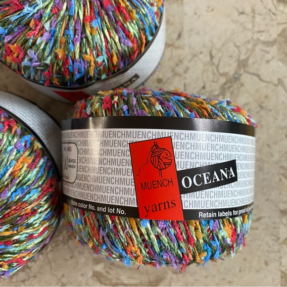 Muench Oceana Yarn Italy Multi Color 50 grams New Color 4802 - Picture 4 of 5